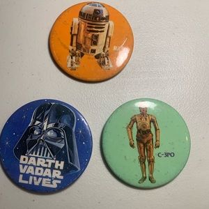 Vintage Star Wars Buttons